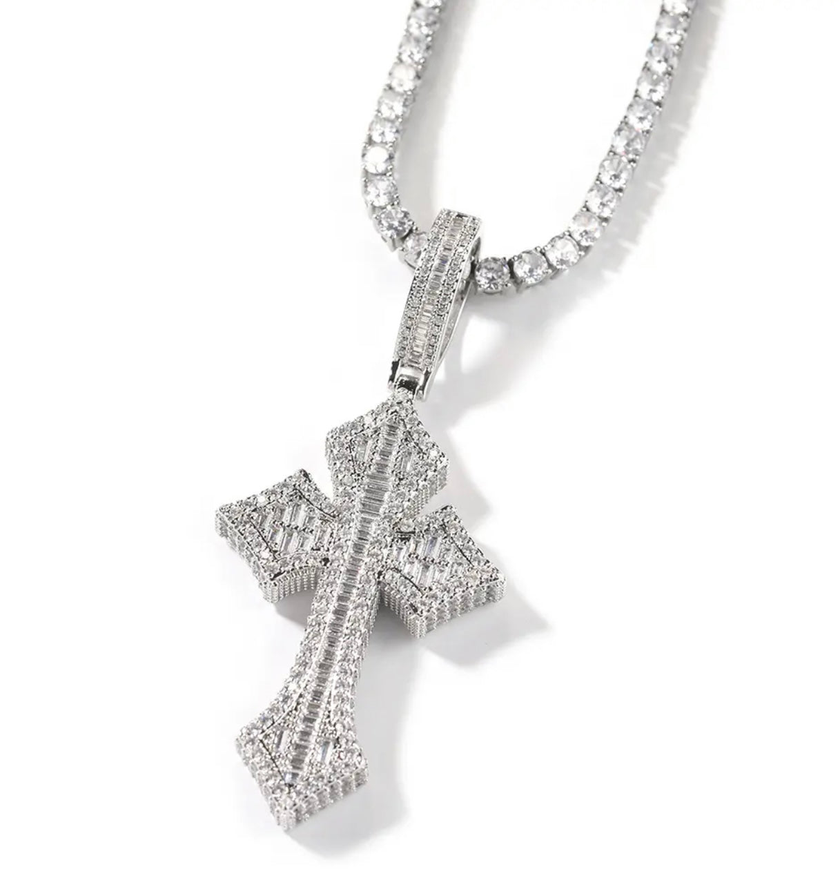 CUT-A-CROSS - 7.7 cm Baguette style 3D cross