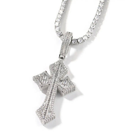 CUT-A-CROSS - 7.7 cm Baguette style 3D cross