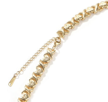 XOXO- 8 mm XOXO nameplate necklace