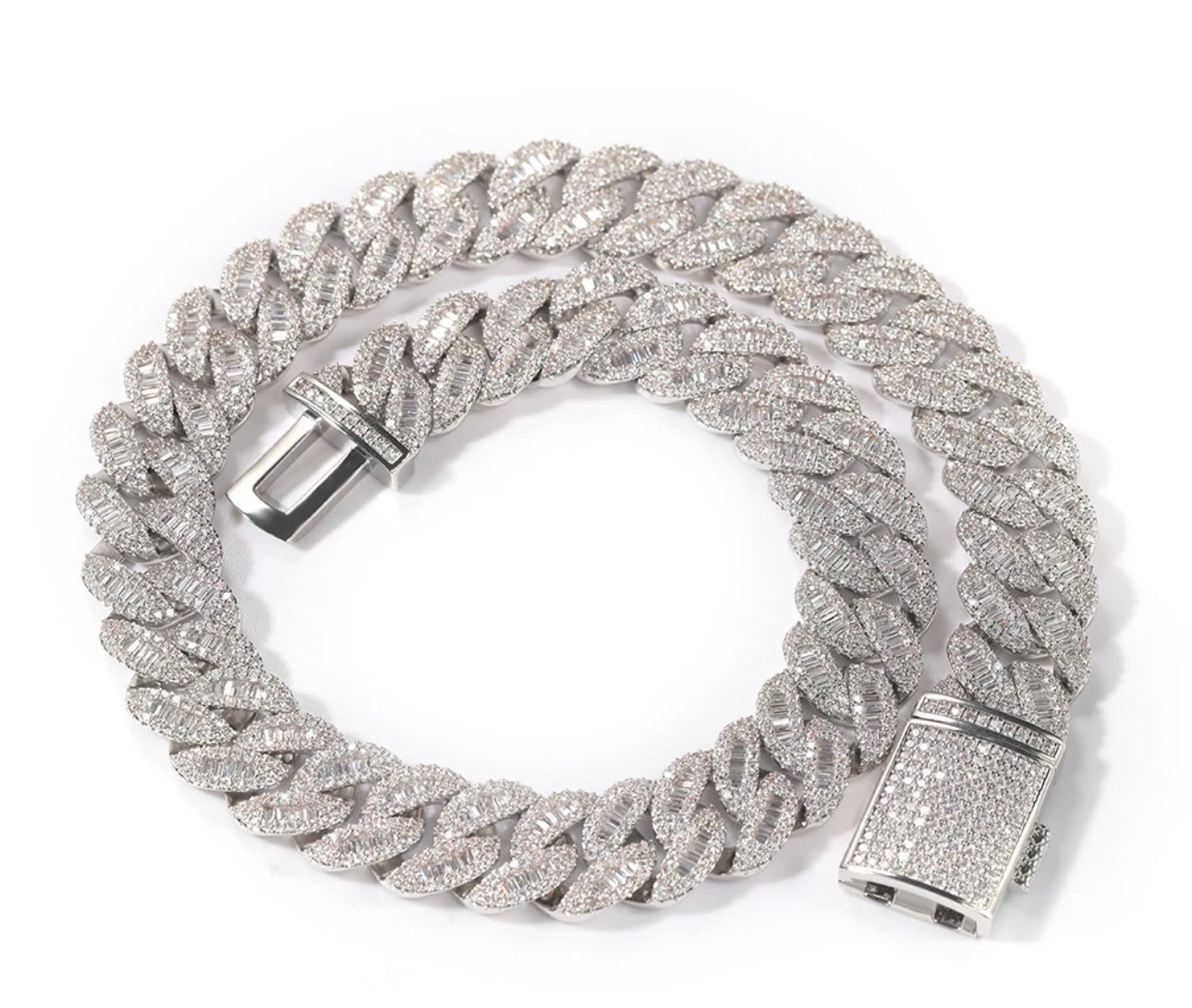 CUBANO- 16 mm Baguette Cuban link