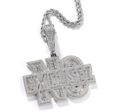 NO EXCUSES - 7.1 cm No excuses baguette pendant