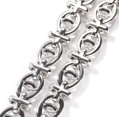 FLOWER LINK - 18 mm Flower link eye chain