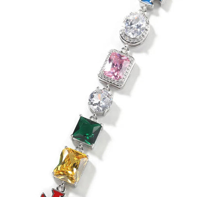 GEMSTONE BRACELET - 10 mm Mixed stone bracelet