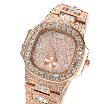 PRESIDENTIAL- 3.8 cm Icy marker only date and time watch