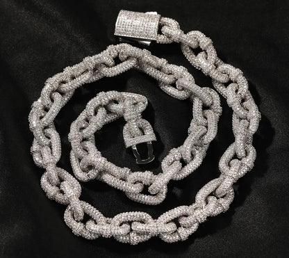 LOCKS- 14 mm Lock link Cuban link chain
