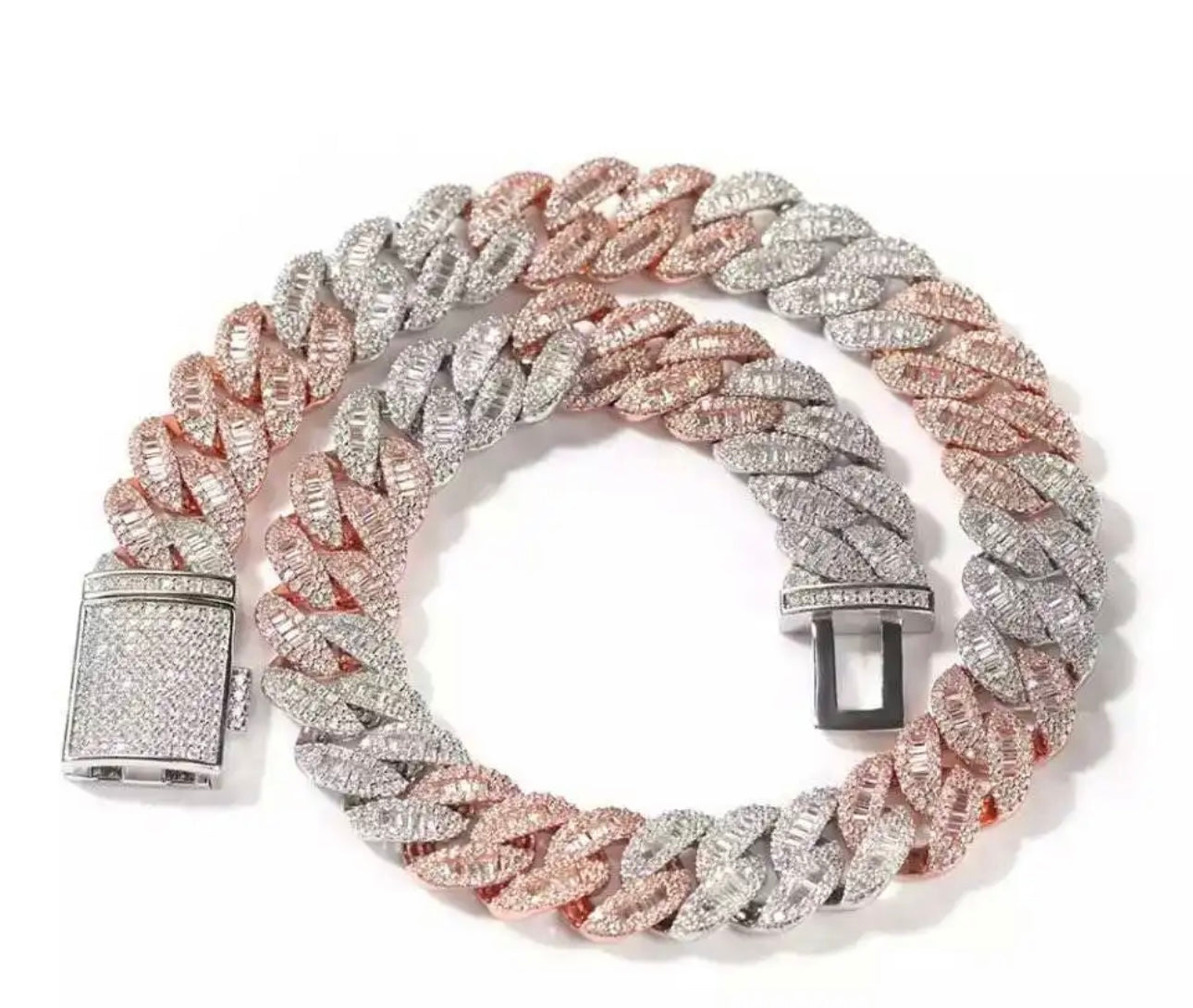 CUBANO- 16 mm Baguette Cuban link