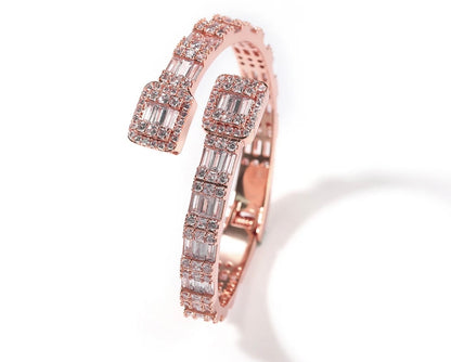 D SQUARED- 7.1 mm Square bangle bracelet