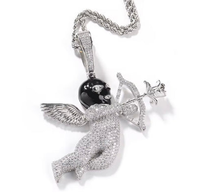 CUPID - 8.3 cm Ski mask cupid pendant