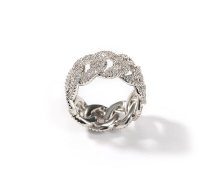 CUBANO RING- 12 mm Cuban link band ring