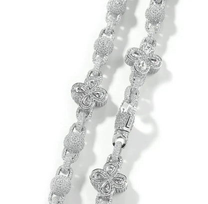 CLOVER BRACELET-18 mm Four leaf clover ball-beaded bracelet