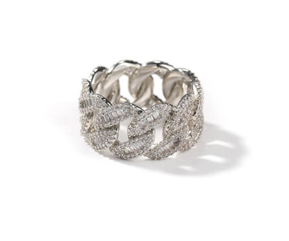 CUBANO RING- 12 mm Cuban link band ring