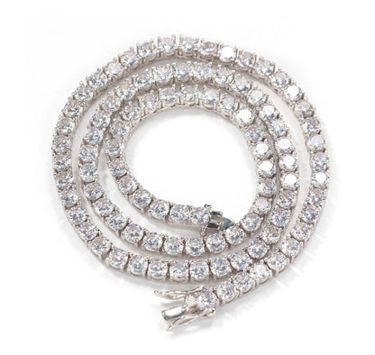 925 MOIS NECK CANDY - 925 Sterling Silver Moissanite tennis chain