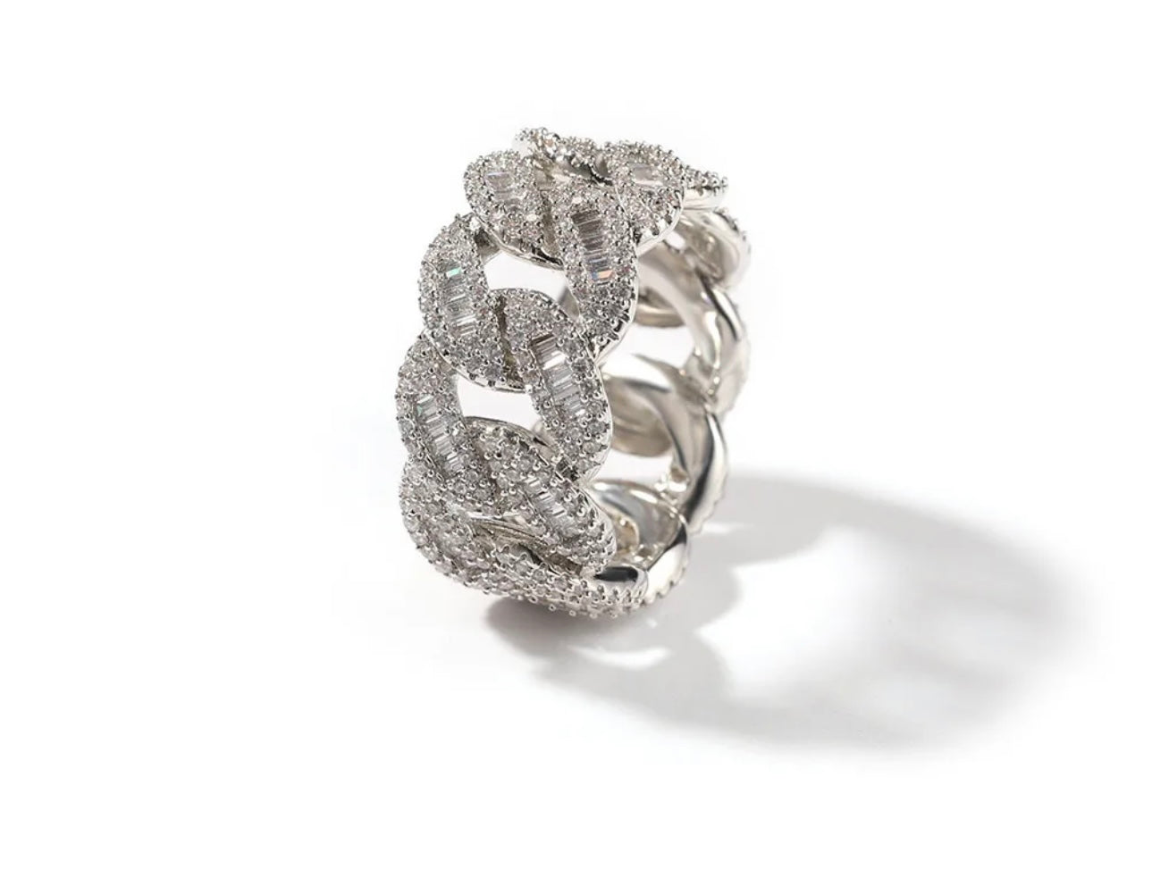 CUBANO RING- 12 mm Cuban link band ring