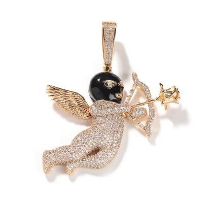 CUPID - 8.3 cm Ski mask cupid pendant