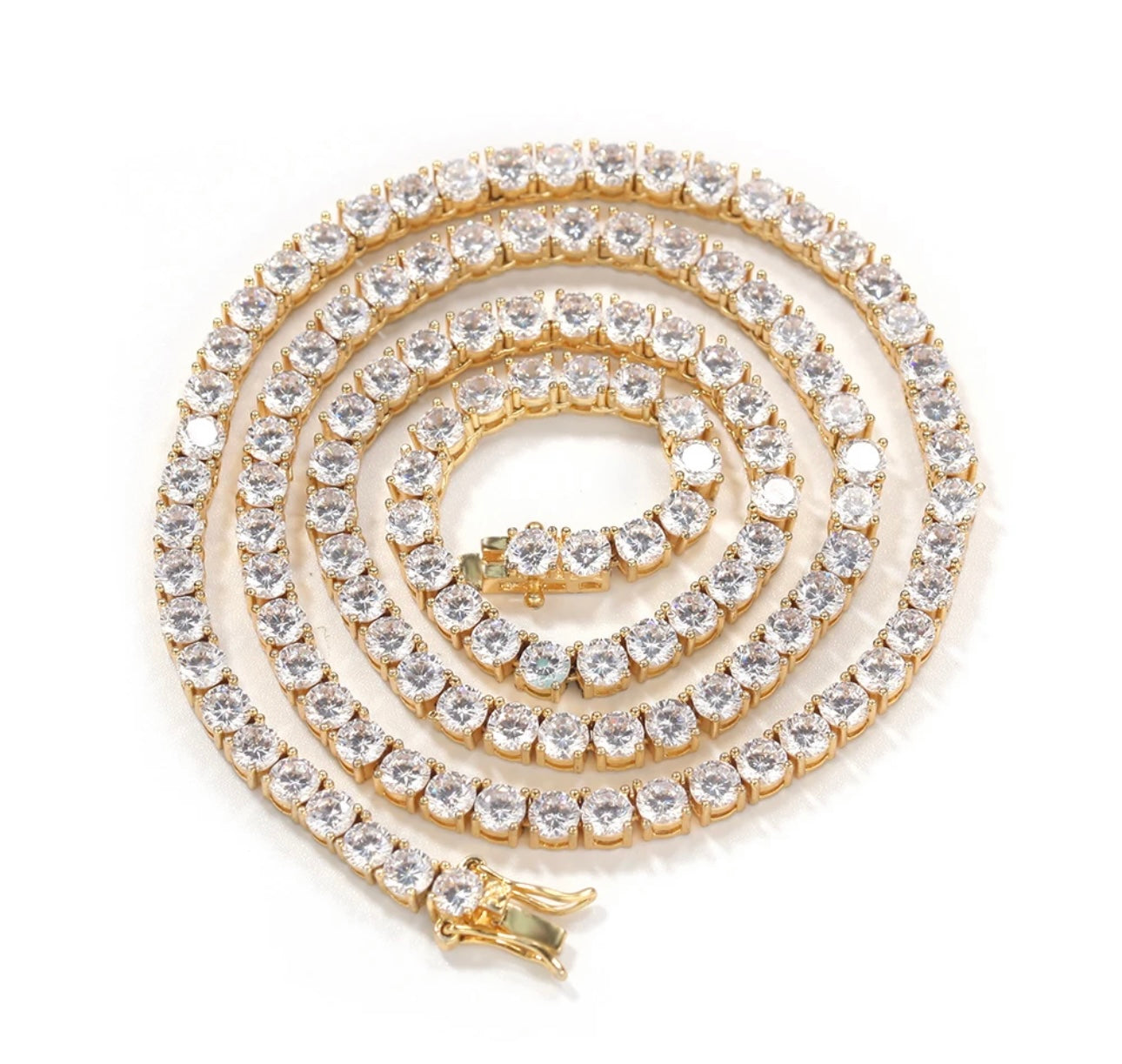 925 MOIS NECK CANDY - 925 Sterling Silver Moissanite tennis chain